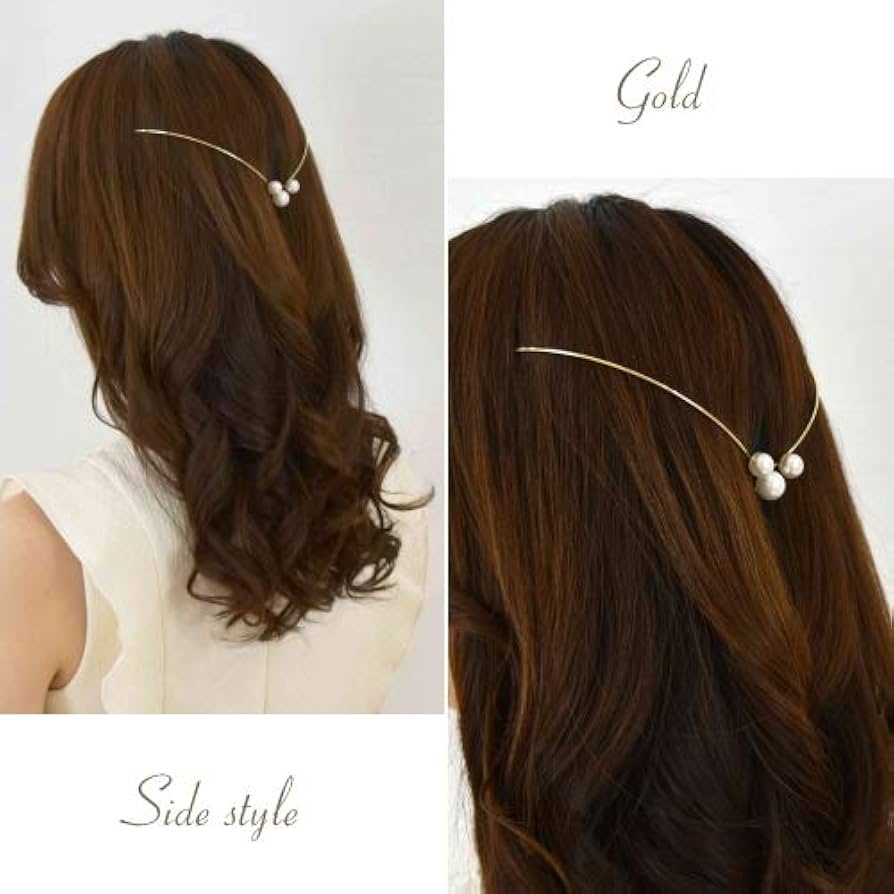 Amazon.co.jp: バックカチューシャ ヘアアクセサリー レディース